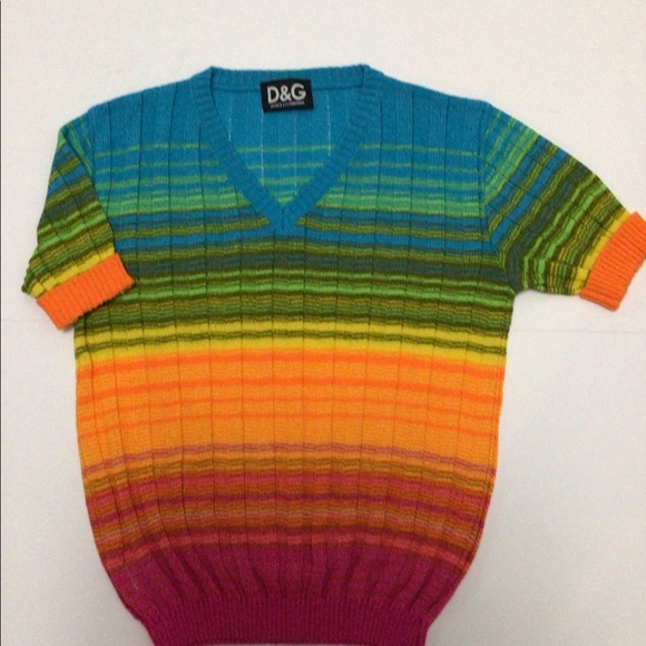 Dolce & Gabbana Sweaters - HOST PICK! ❤️ Dolce & Gabbana Vintage Rainbow Sweater